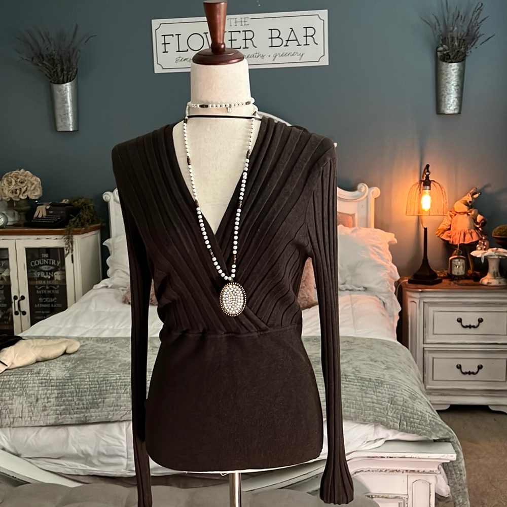 Brown sweater